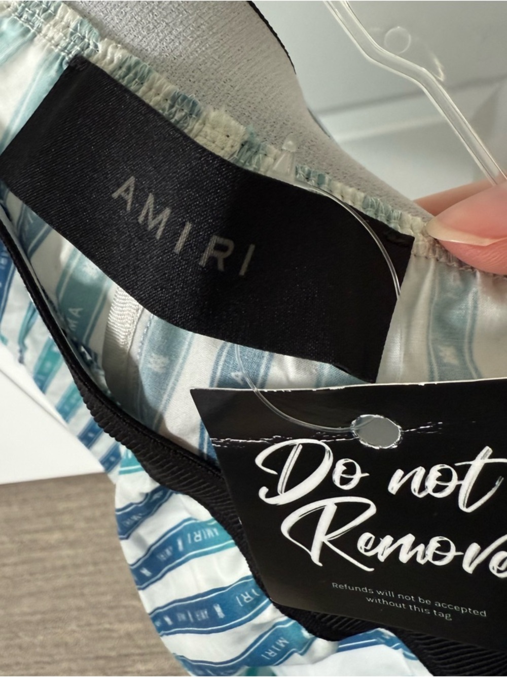 Amiri Tape Boxer Shorts Size Medium NWT - Picture 10 of 10
